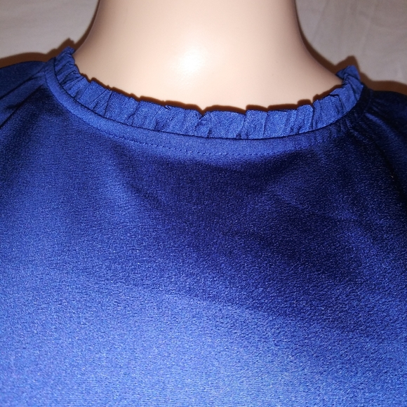 J.CREW 365 SLEEVLESS RUFFLE BLOUSE - Picture 5 of 8